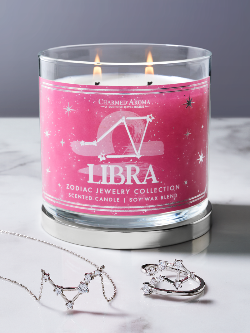 Libra Zodiac Candle - Libra Jewelry Collection