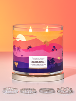 Endless Sunset Candle - Stackable Ring Collection