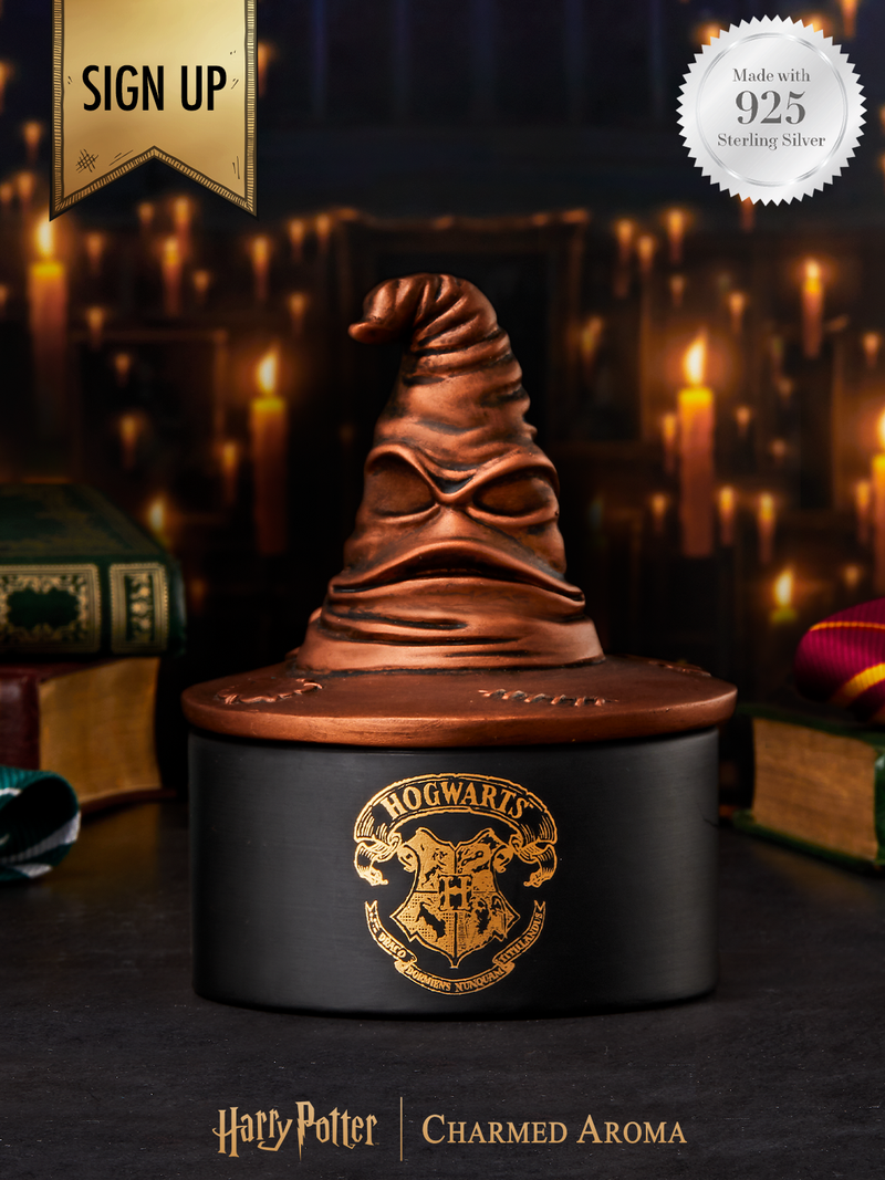 Harry Potter™ Sorting Hat Candle - 925 Sterling Silver Hogwarts Ring Collection (Coming Soon!)
