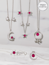 Ruby Candle - Ruby Jewelry Collection Made with Crystals From Swarovski®