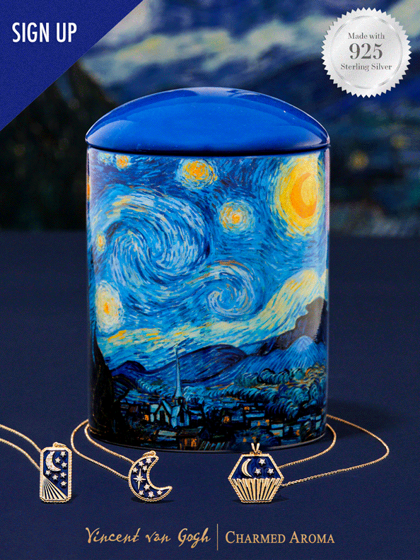 The Starry Night Jewelry Candle - 925 Sterling Silver Starry Night Necklace Collection (Coming Soon!)