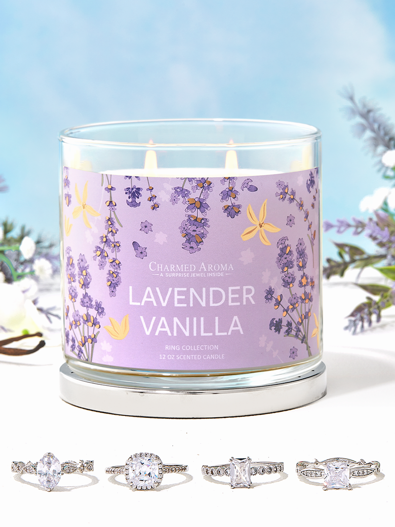 Lavender Vanilla Candle - Ring Collection