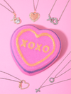 XOXO Conversation Heart Bath Bomb - XO Necklace Collection