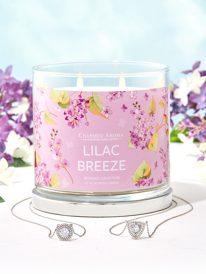 Lilac Breeze Candle - Necklace Collection
