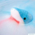 Shark Bath Bomb - Blue Aurora Ring Collection